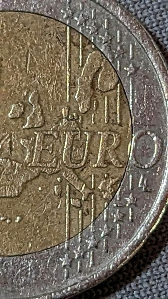 2€ Münze 2 Euro Münze 1999 Fehlprägung Finnland Moltebeere in Aichwald
