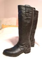 Schwarze Lederstiefel LAZAMI Gr 39 Bayern - Scheyern Vorschau