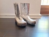 Sanita Clogs Stiefel silber 38 Hessen - Idstein Vorschau