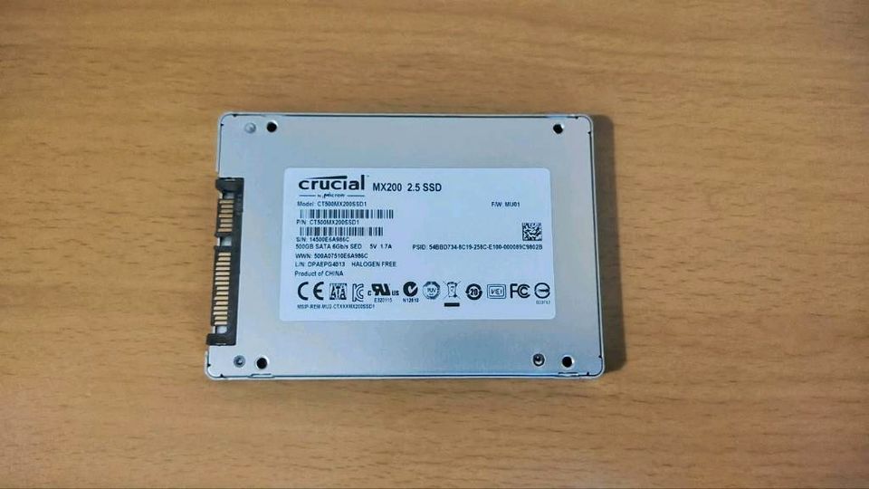 Crucial MX200 - 500GB SSD in Bernau