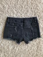 Jeans-Shorts ripped kurze Hose schwarz von Zara Trafaluc Bayern - Geiselhöring Vorschau