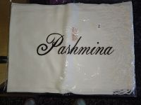 Pashmina Schal mit Fransen 170 x 62 cm, Farbe weiß Bayern - Senden Vorschau