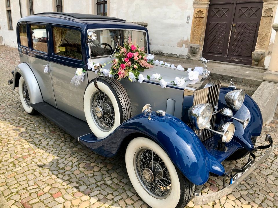 Hochzeitsauto Rolls Royce Bj. 1936 Brautauto Oldtimer ❤️ in Magdeburg