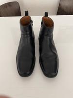 Chelsea Lederstiefel schwarz Clarks Originals Ortholite Größe 45 Hessen - Gießen Vorschau