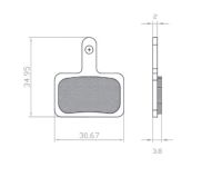 Sintermetall Bremsbeläge für Shimano/Deore/LX/Tektro/TRP Bayern - Marktredwitz Vorschau