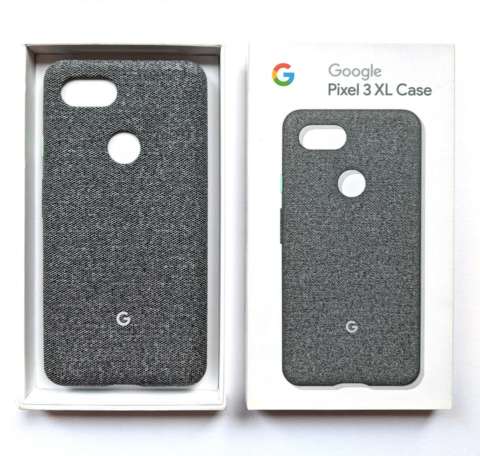 Original Google Pixel 3xl Case Cover Bumper fabric grau - neu ! in Essen