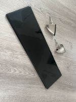 Schwarzes Glasregal 40 cm x 12 cm Schleswig-Holstein - Bad Bramstedt Vorschau