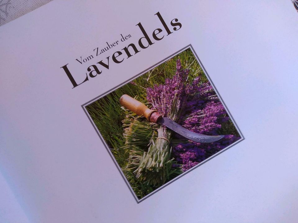 Vom Zauber des Lavendels, für Gesundheit und Schönheit,im Garten in Treuchtlingen