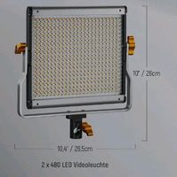 NEEWER 2er Pack dimmbares zweifarbiges 480 LED Videolicht Friedrichshain-Kreuzberg - Friedrichshain Vorschau