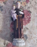 Porzellan-Heiligenfigur Antonius, Höhe 24 cm Obergiesing-Fasangarten - Obergiesing Vorschau