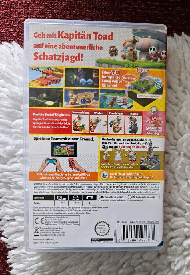 ⭐ Captain Toad Treasure Tracker Nintendo Switch wie neu ⭐ in Berlin
