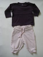 ★Set H&M Jerseyhose Jogging- Sweathose rosa LA-Shirt lila 62 68 Nordrhein-Westfalen - Emsdetten Vorschau