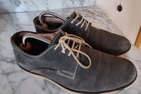 Salamander Schuhe Leder Herrenschuhe 42 blau grau Bayern - Eging am See Vorschau