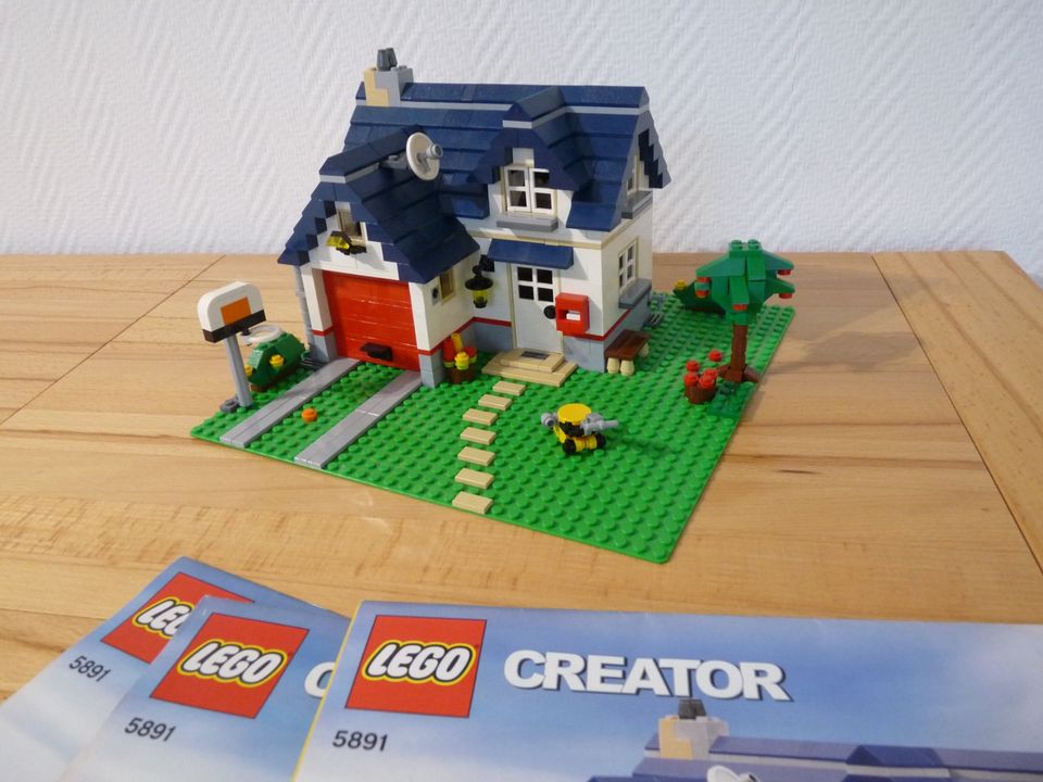 LEGO Creator 5891 Haus mit Garage 3 in 1 komplett m Bauanleitung in Uetze