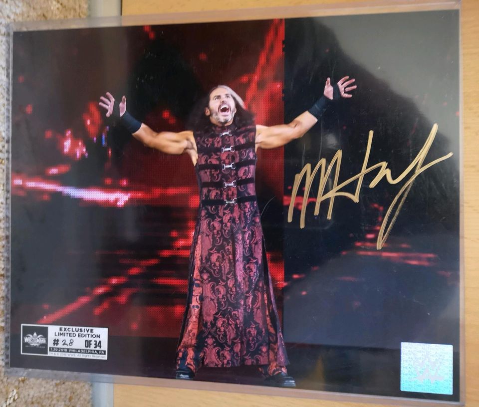 WWE Woken Matt Hardy, Broken Matt Hardy Wrestling Autogramm in Halberstadt