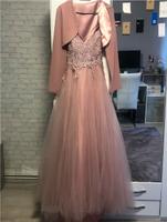 Bodenlanges Kleid mit Tüll in rosa Niedersachsen - Hameln Vorschau