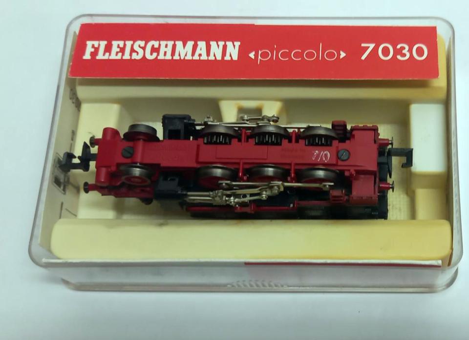Spur N, Dampflokomotive Br 91, DB, Epoche III, Fleischmann 7030 in Rangsdorf