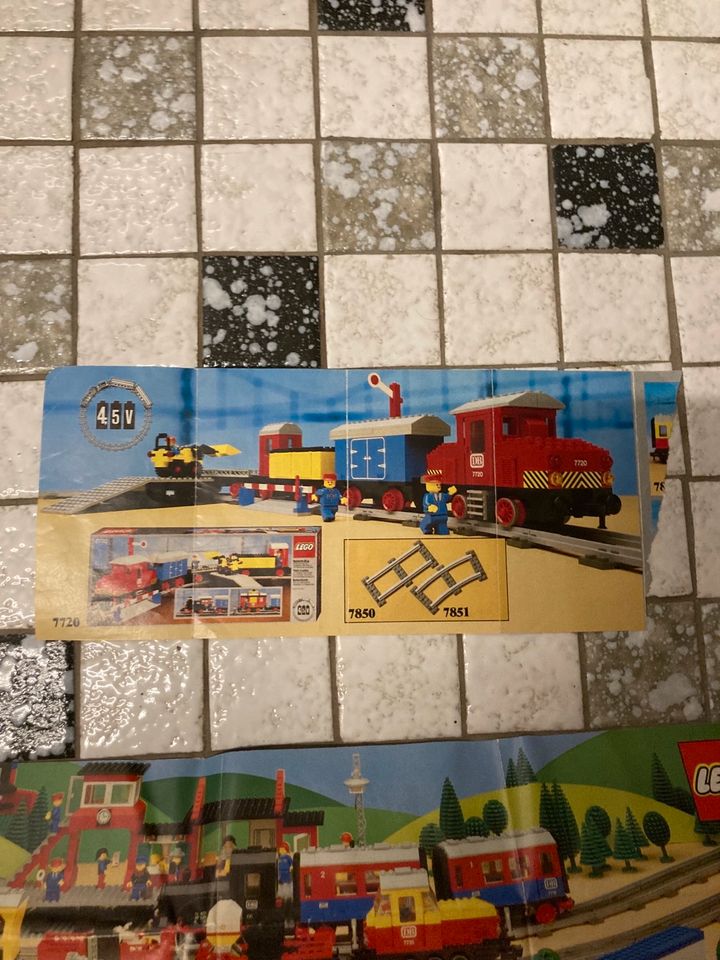 Lego Eisenbahn Prospekte 1979 in Ennigerloh