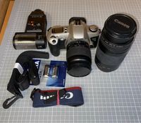 Canon EOS 500 N, analoge Kamera, grosses Paket Rheinland-Pfalz - Göcklingen Vorschau