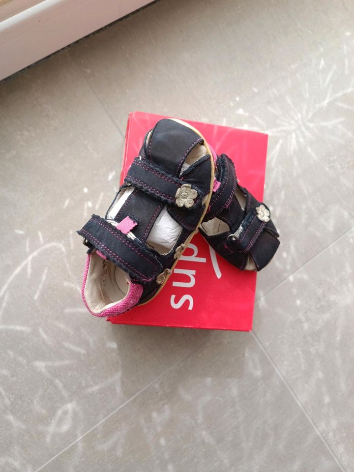 Sandalen Schuhe Superfit dunkelblau/pink in Größe 25 in Quedlinburg