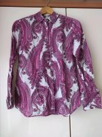 Bluse Größe 40 l Christian Berg Paisley lila weiß Baumwolle Bluse Bayern - Augsburg Vorschau