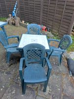 DER SOMMER KOMMT Gartenmöbel Tisch mit 4 Stühlen Set Sitzgruppe Nordrhein-Westfalen - Remscheid Vorschau