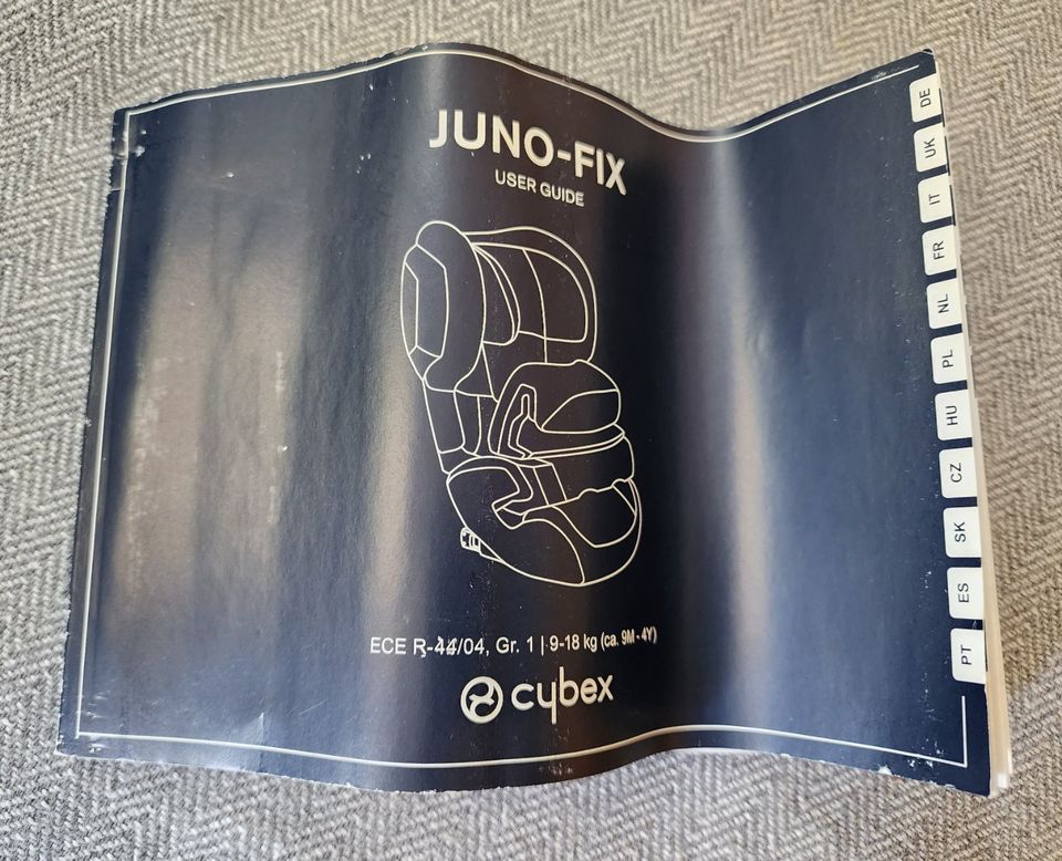 Cybex Silver Juno-Fix Blue Moon Navy Blue Kindersitz 9-18Kg in Stuttgart