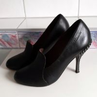 Schuhe, Pumps, schwarz, Leder, Tamaris, Gr.38 Niedersachsen - Faßberg Vorschau