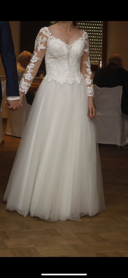 Hochzeitskleid Ivory von Tres Chic, Gr. 34 in Schwandorf