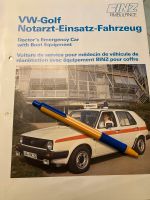 VW Golf 2 Prospekt Binz Notarzt-Fahrzeug Sachsen - Marienberg Vorschau