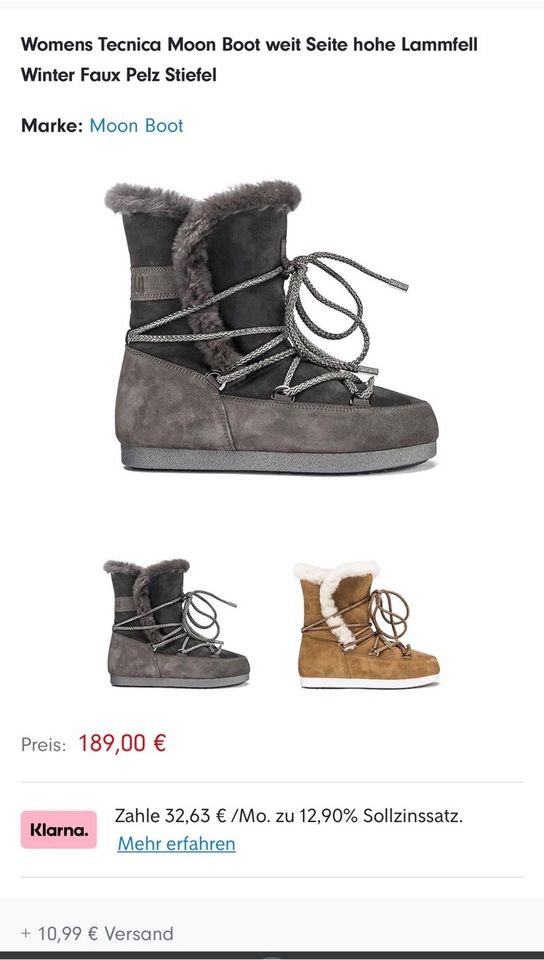 Moon Boot Winterstiefel mit echtes Fell und Wildleder NEU in  Baden-Württemberg - Neuenburg am Rhein | eBay Kleinanzeigen ist jetzt  Kleinanzeigen