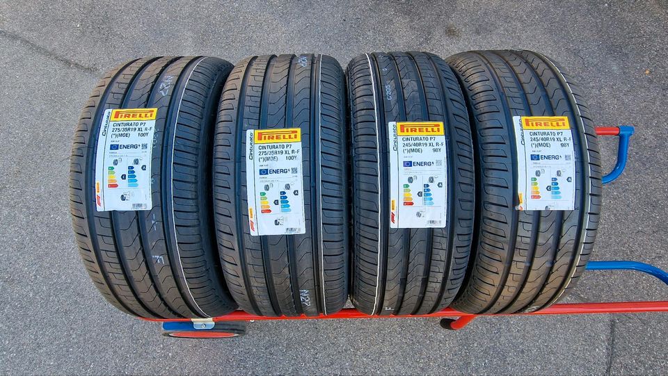 Sommerreifen Pirelli Cinturato P7 * 275/35R19 100Y 245/40R19 98Y in Burgau