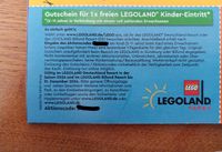 Legoland 2 für 1 Gutschein freier Kinder-Eintritt Bayern - Nersingen Vorschau