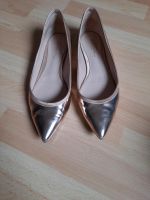 Gianvito Rossi Ballerina Gr. 40,5 rose gold metallic Frankfurt am Main - Nordend Vorschau