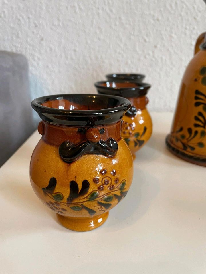 Keramik kane mit becher vintage alt kunst in Berlin