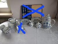 Kahla Geschirr Zwiebelmuster  DDR  Kaffeegedeck Hessen - Philippsthal (Werra) Vorschau