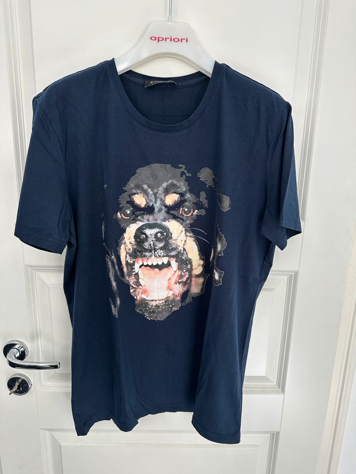 Givenchy Rottweiler T-Shirt blau Gr.XS (S-M) oversize in Berlin