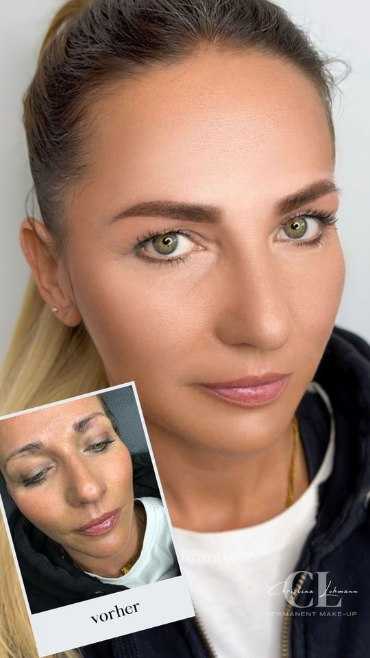 Permanent Make-Up Augenbrauen / Lippen in Pudertechnik in Rendsburg