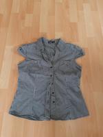Schöne graue Bluse Gr. 40/42 - grau gestreift Nordrhein-Westfalen - Lage Vorschau