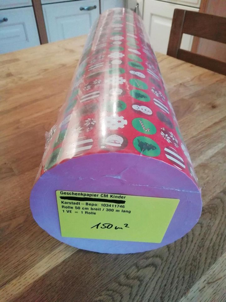 Weihnachtspapier XXL Geschenkpapier in Barby