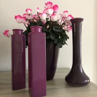 Glasvase Vase Glasvasen farbig Rottöne Nordrhein-Westfalen - Paderborn Vorschau