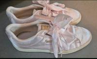 Puma Basket Heart Satin Schuhe  Gold &  Rosa Kiel - Elmschenhagen-Kroog Vorschau