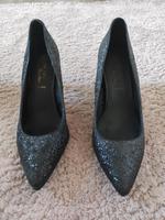 Schwarz Glitzer Absatzschuhe Hessen - Lollar Vorschau