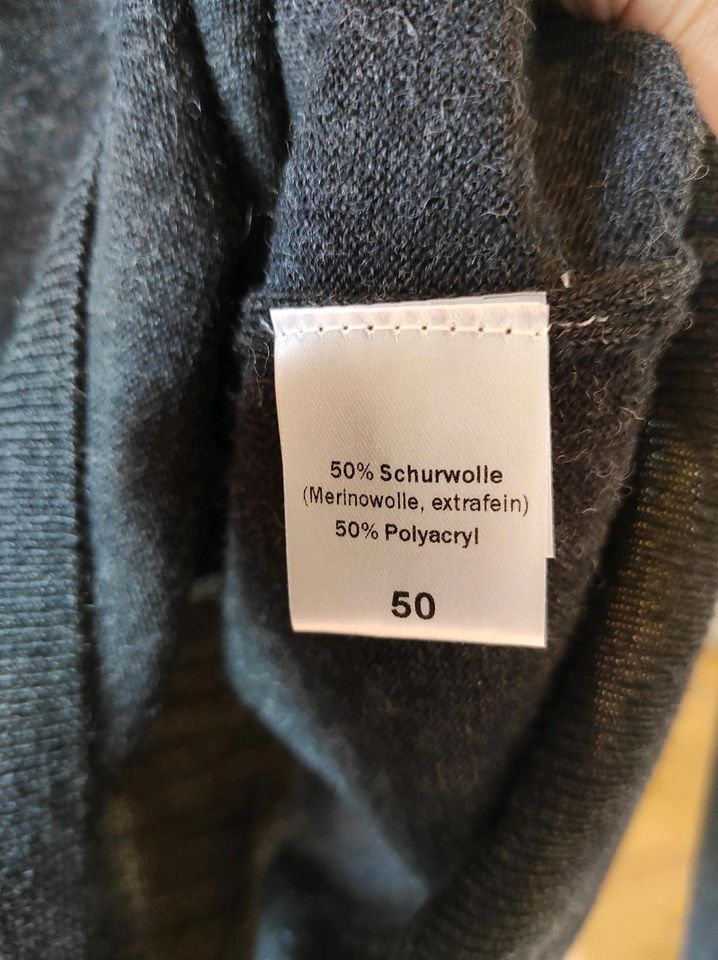 Walbusch Pulli Pullover grau anthrazit Gr 50 in Wunstorf