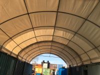 Containerüberdachung mit hoher Schneelast - Perfekter Schutz bei Wind & Wetter - Containertop Fahrsiloüberdachung Rundbogenhalle Rundbogendach Leichtbaukonstruktion PVC Unterstand Garage Carport Lager Hamburg-Mitte - Hamburg Altstadt Vorschau