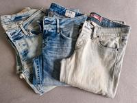 3x Jeans Gr. 27 XS S low waist G-Star Raw 3301 Röhre hellblau Bayern - Bayreuth Vorschau