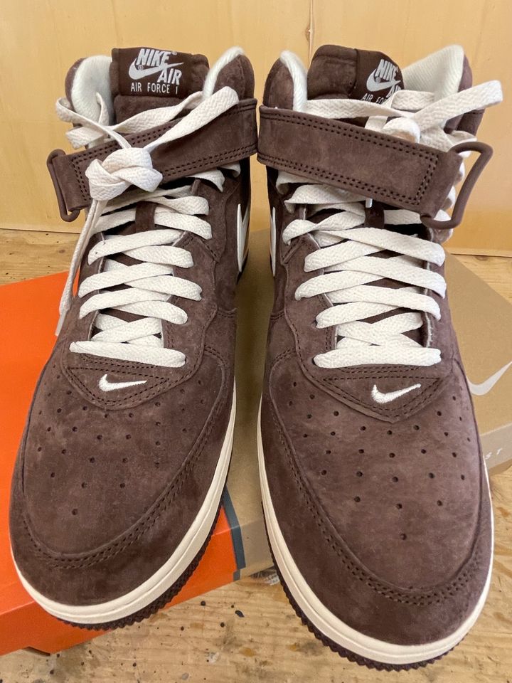 Nike Air Force Mid 07 QS Chocolate , Gr. 46 US12 , Neu in Neunkirchen