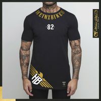 HeinzBikes Wear Eighty Two T Shirt in Schwarz - Gold Berlin - Reinickendorf Vorschau