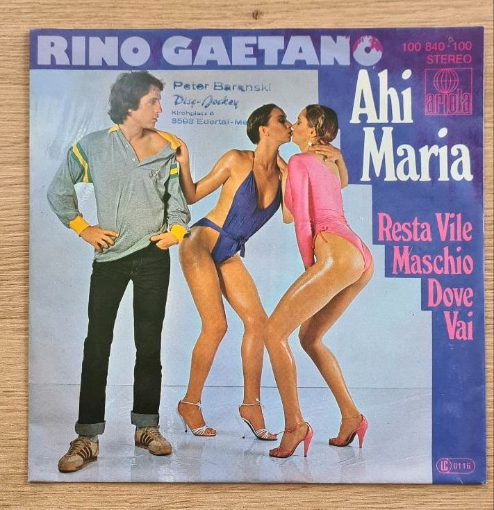 Rino Gaetano, Resta Vile Maschio, Dove Vai? / Ahi Maria, Vinyl (7, 45  RPM)
