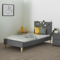 Polsterbett Bettgestell Einzelbett 90x200 cm Lattenrost VB170€* Sachsen-Anhalt - Magdeburg Vorschau